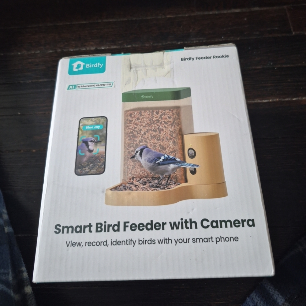Birdfy Feeder Rookie Bird Feeder Camera Lifetime AI Identification